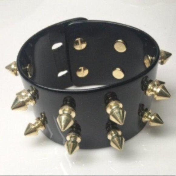 Diana Broussard Ian Bracelet In Black And Gold - Picture 1 of 2